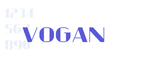 Vogan font free