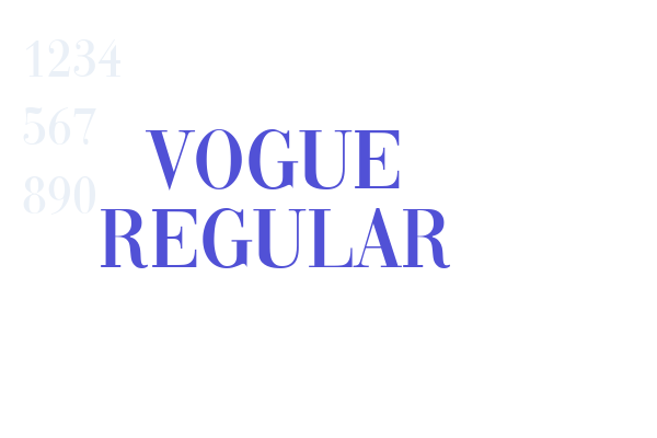 Vogue Regular