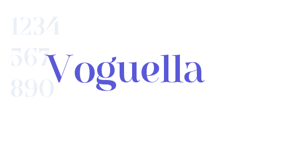 Voguella font free