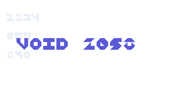 Void 2058 font free