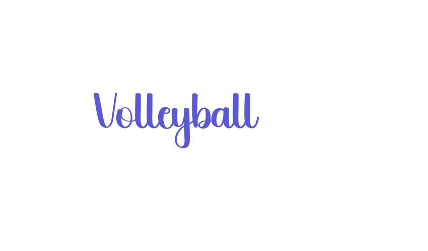 Volleyball Font Download