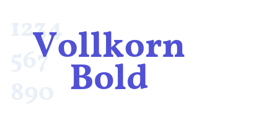 Vollkorn Bold-font-download