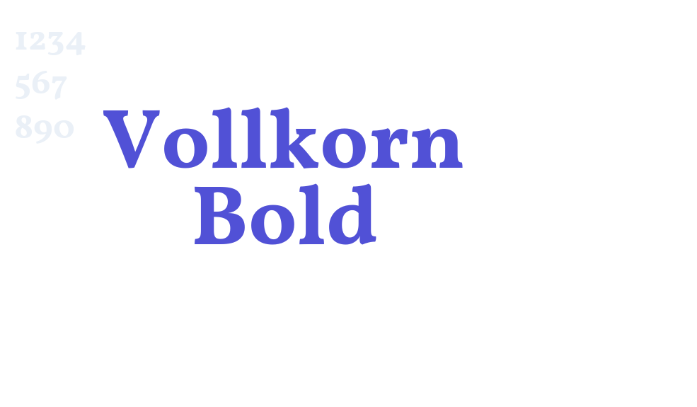 Vollkorn Bold-font-download