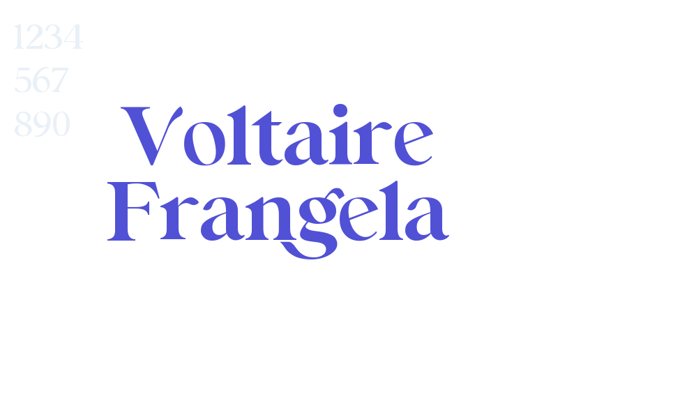 Voltaire Frangela-font-download