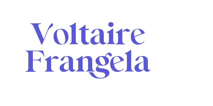 Voltaire Frangela Font