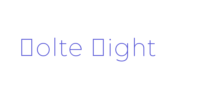 Volte Light Font Download