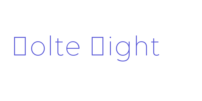 Volte Light Font