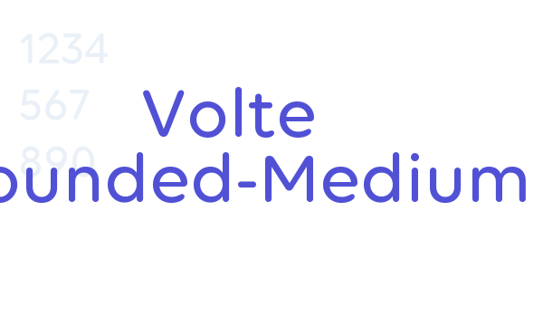 Volte Rounded-Medium font download