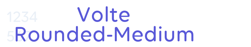 Volte Rounded-Medium-related font