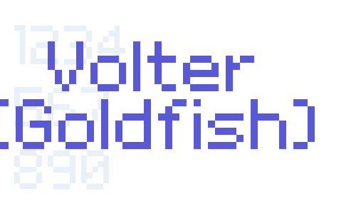 Volter (Goldfish) Font Download