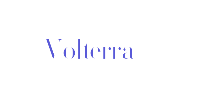 Volterra Font Download