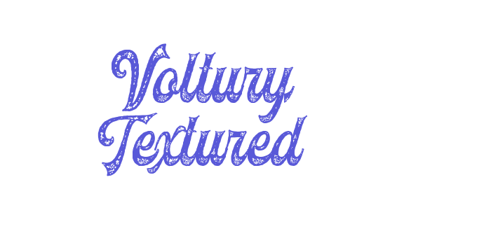 Voltury Textured Font