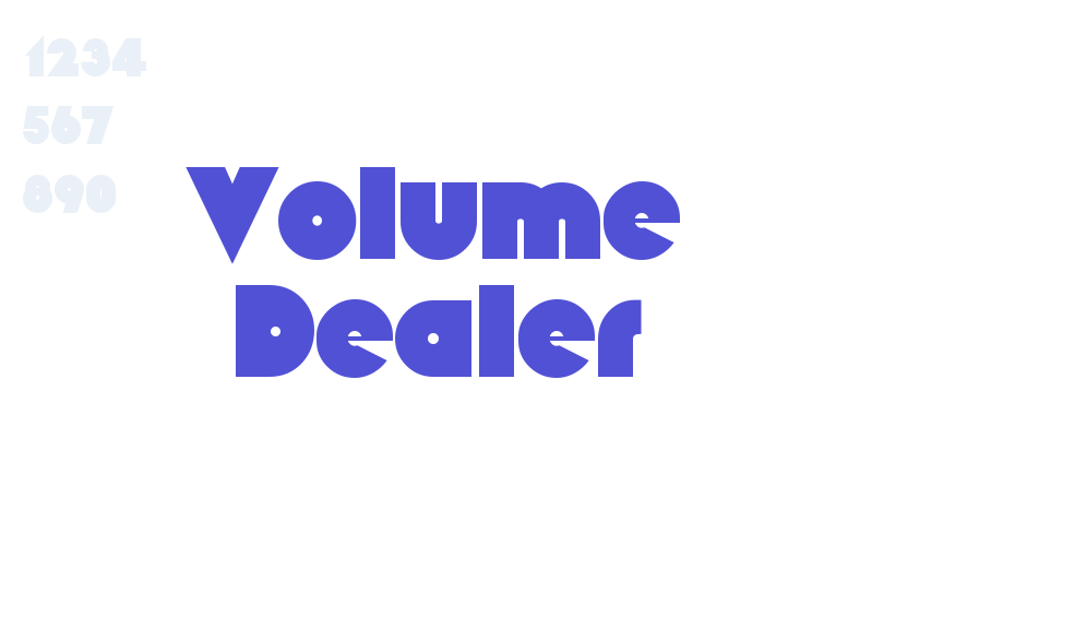 Volume Dealer-font-download