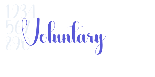 Voluntary font free