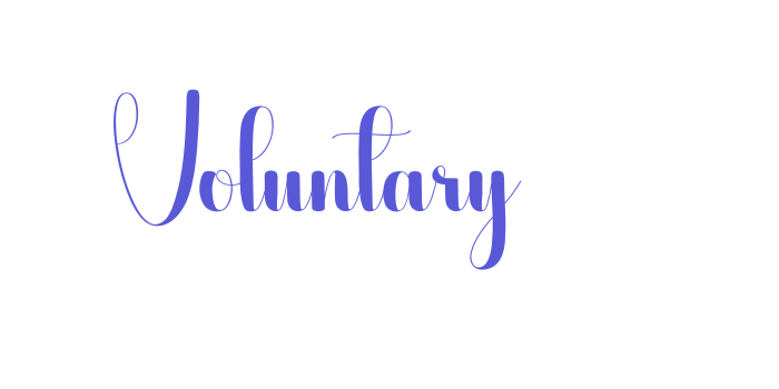 Voluntary Font Download