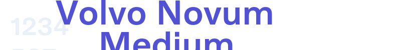 Volvo Novum Medium-font