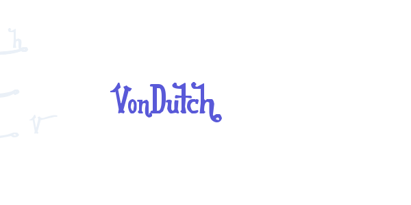 VonDutch font free