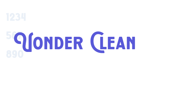 Vonder Clean font free