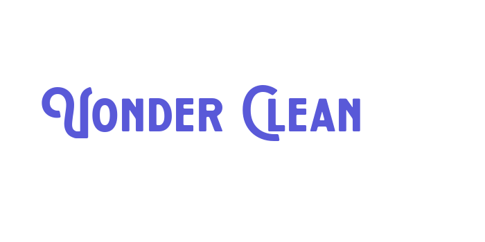 Vonder Clean Font Download