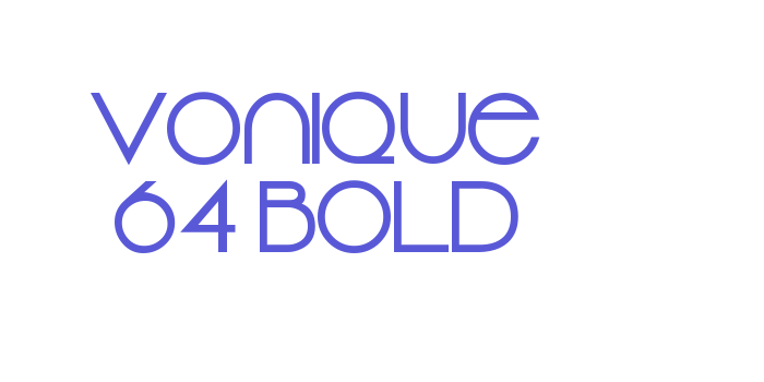 Vonique 64 Bold Font Download