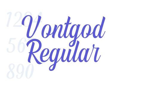 Vontgod Regular Font Download