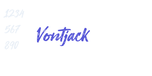 Vontjack font free