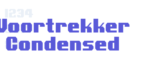 Voortrekker Condensed font free