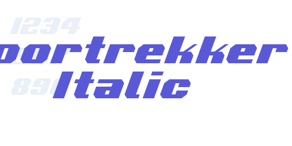 Voortrekker Italic font free