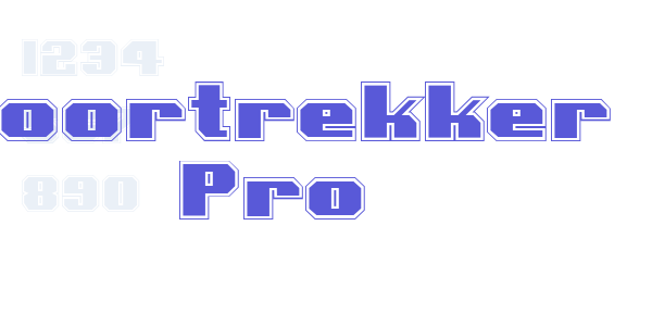 Voortrekker Pro font free