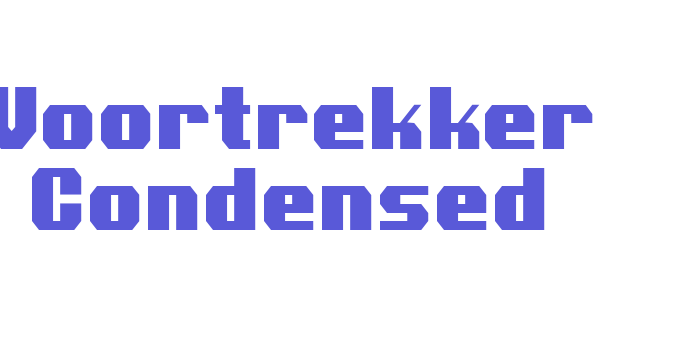 Voortrekker Condensed Font Download