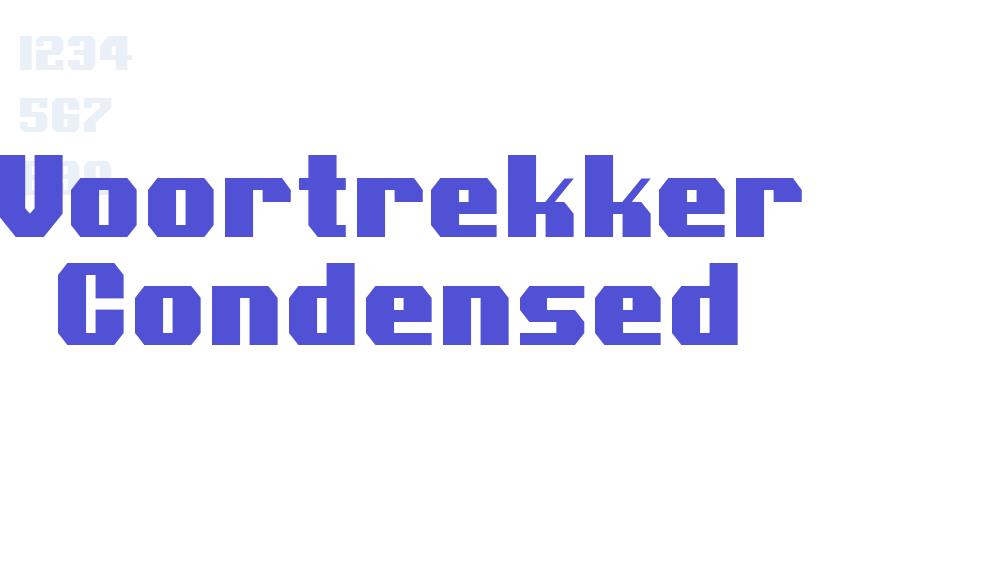 Voortrekker Condensed-font-download