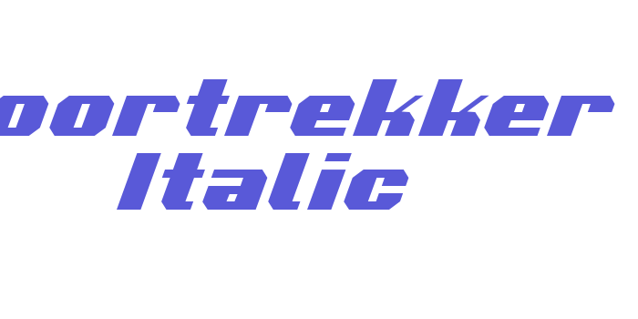 Voortrekker Italic Font Download