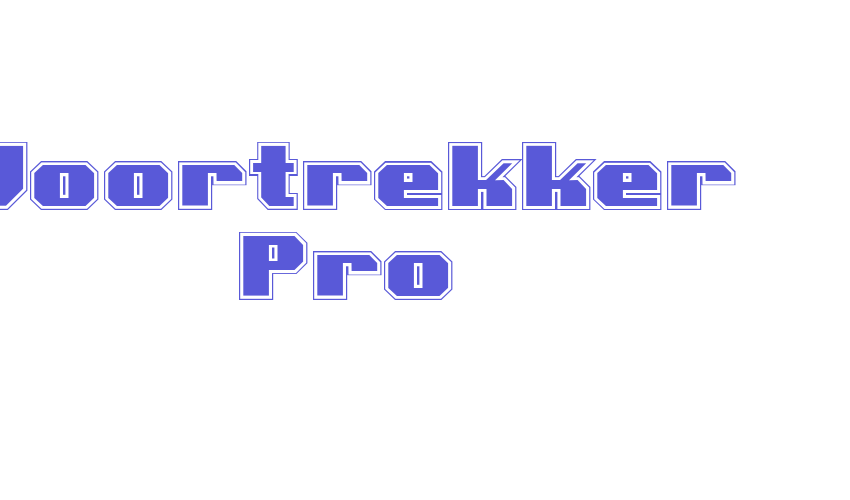 Voortrekker Pro Font