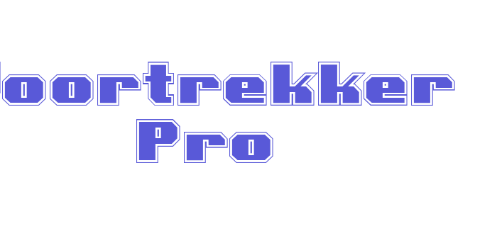 Voortrekker Pro Font Download