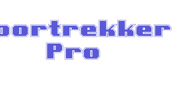 Voortrekker Pro Font