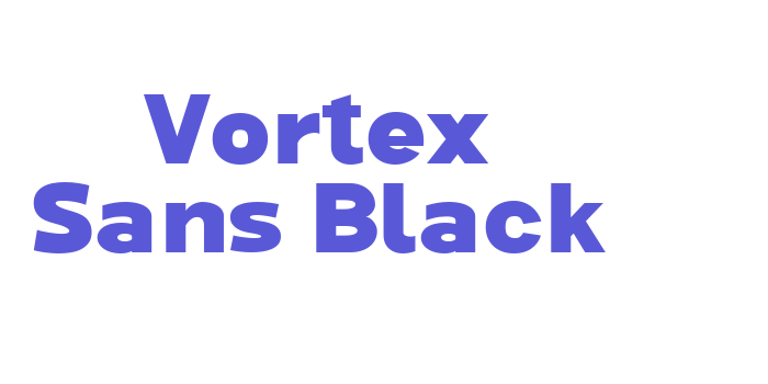 Vortex Sans Black Font Download