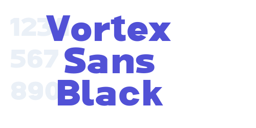 Vortex Sans Black-font-download