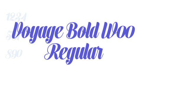 Voyage Bold W00 Regular font free