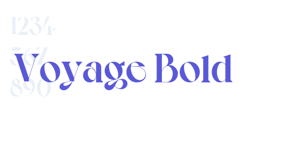 Voyage Bold font free