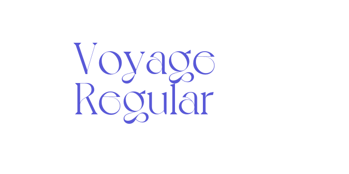 Voyage Regular Font Download