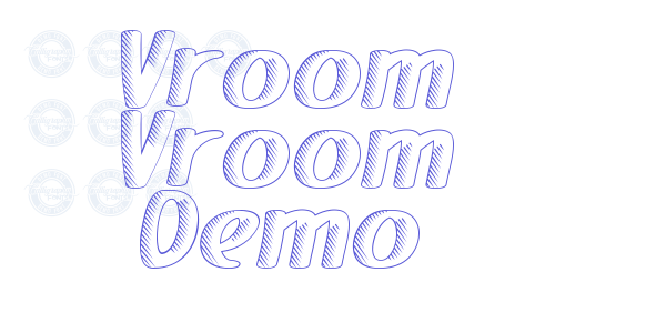 Vroom Vroom Demo font free