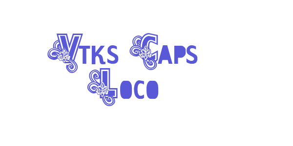 Vtks Caps Loco font free