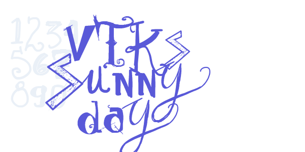 Vtks Sunny Day font