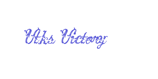 Vtks Victory font free