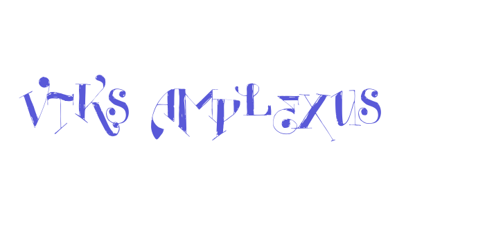 Vtks Amplexus Font Download