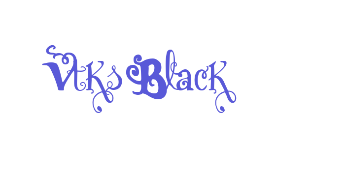 Vtks Black Font Download