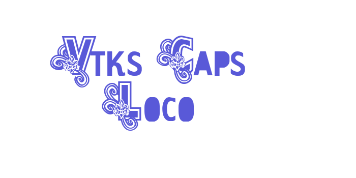 Vtks Caps Loco Font