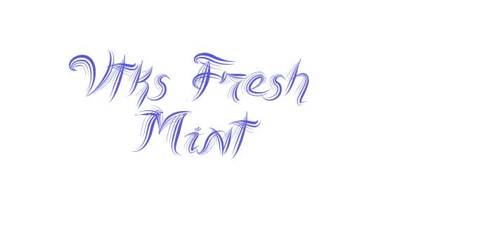 Vtks Fresh Mint Font Download