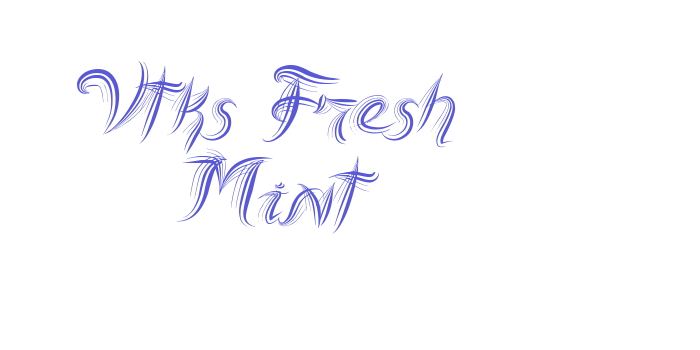 Vtks Fresh Mint Font