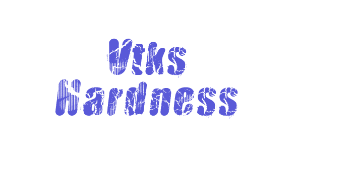 Vtks Hardness Font Download